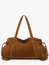 Schoudertas Houston Leder Basilic pepper Bruin houston BHOU80